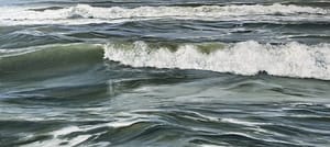 Green waves - ocean