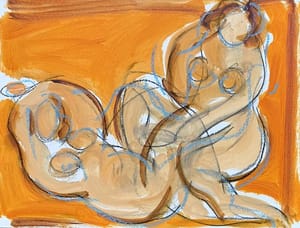 Orange Gesture Together II